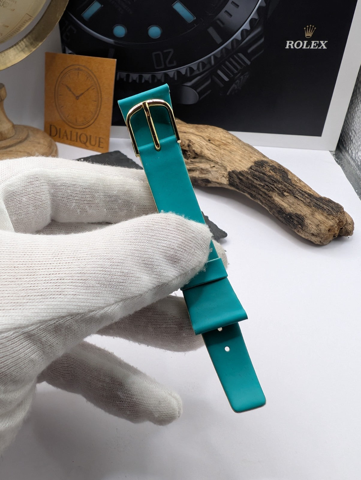 Citizen Vintage Watch Strap Teal / Turquoise – New Old Stock – 18mm – Japan