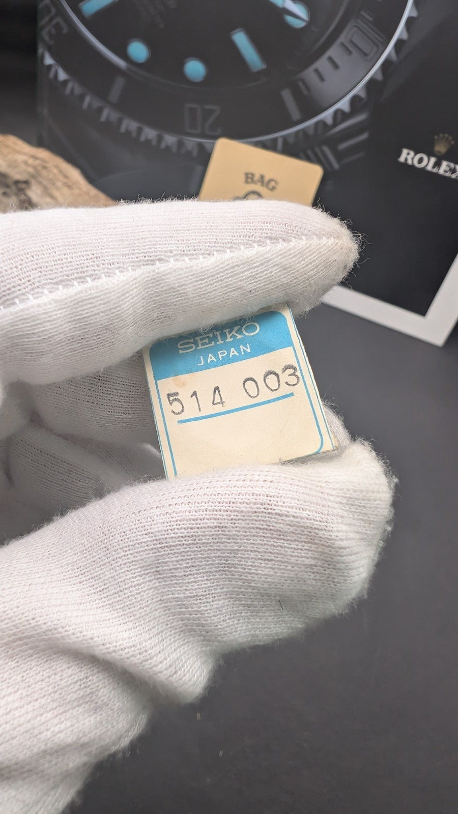 Genuine Seiko Watch Crystal 514-003 NOS Vintage Original Sealed Part