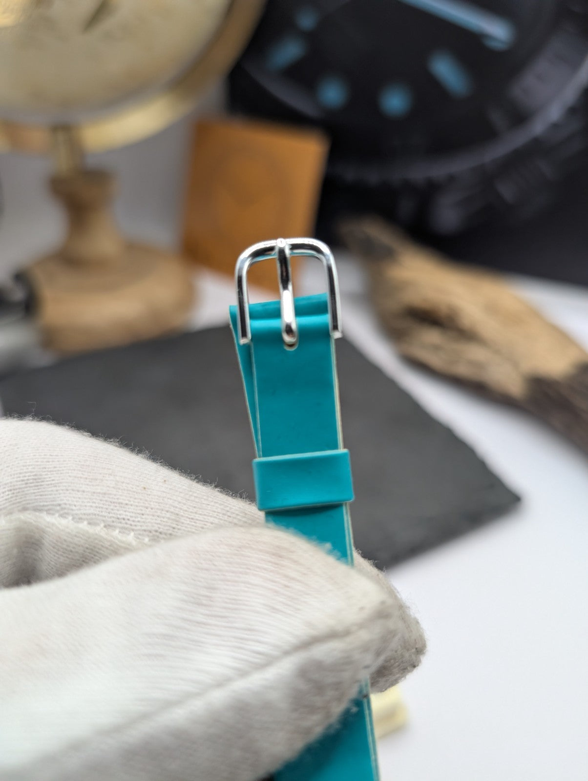 Citizen NOS Turquoise Teal Watch Strap 13mm – Vintage Original