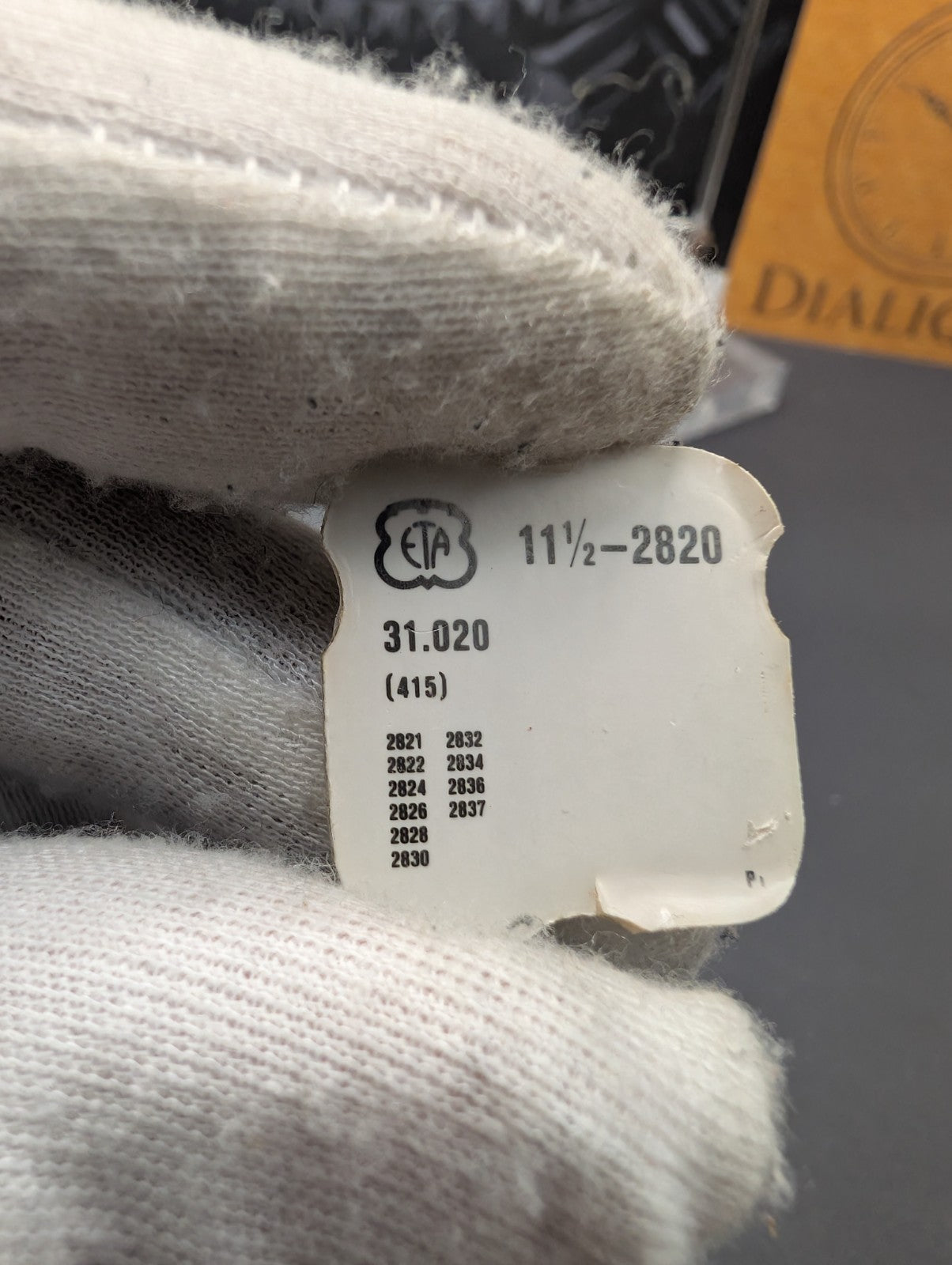 ETA Original Watch Part – Ref. 31.020 (415) – Cal. 2820 – Swiss Made – Vintage