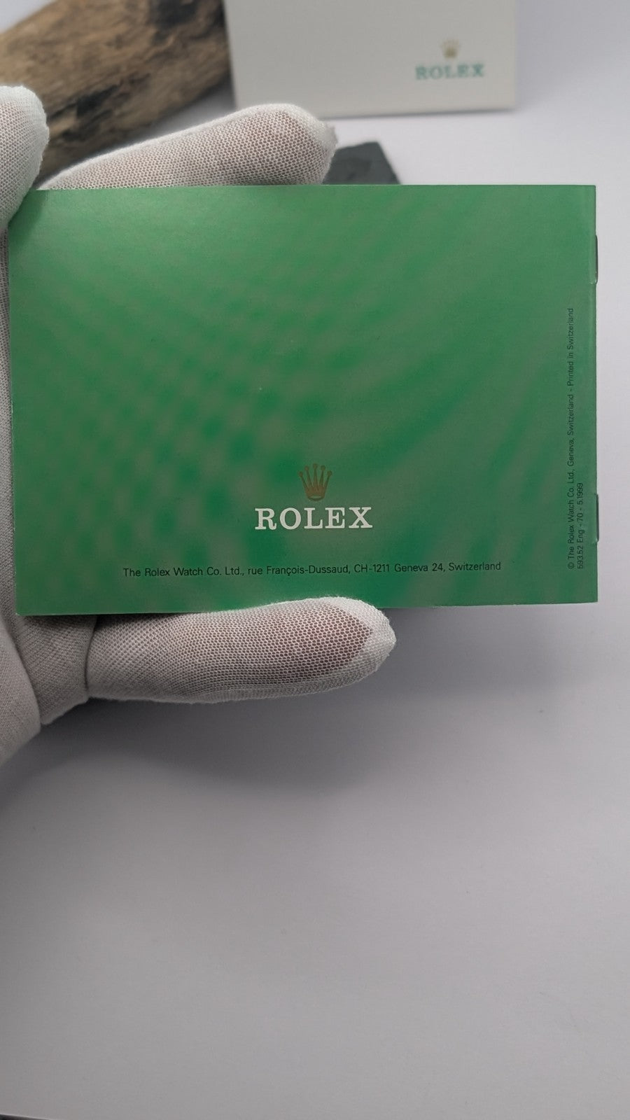 Datejust Booklet – Original Rolex Instruction Manual – Vintage Accessory