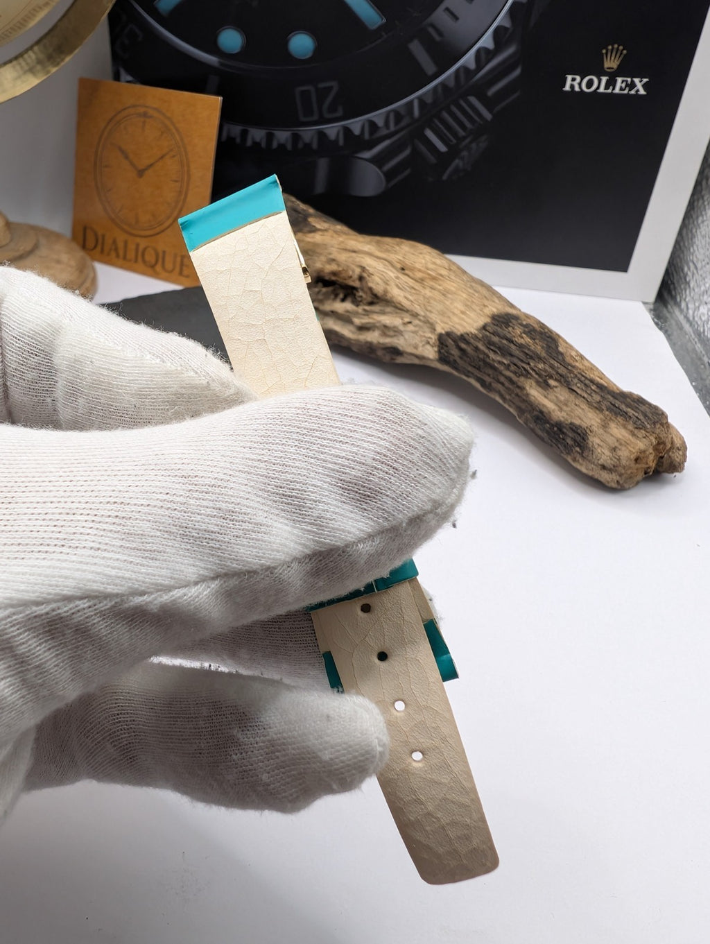 Citizen Vintage Watch Strap Teal / Turquoise – New Old Stock – 18mm – Japan