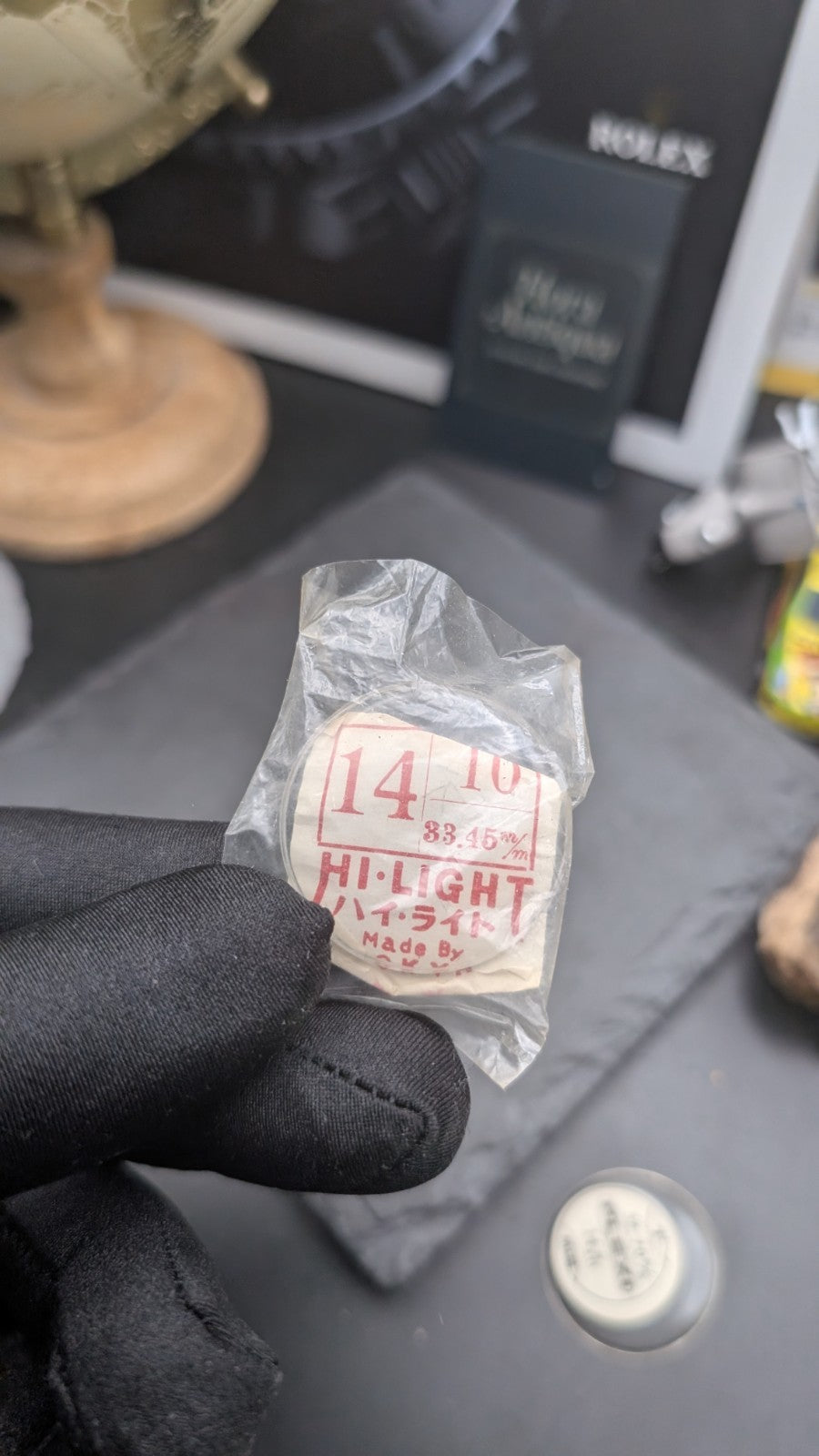 Acrylic Watch Crystal HI-LIGHT 34.05mm NOS Made in Tokyo – Vintage Replacement