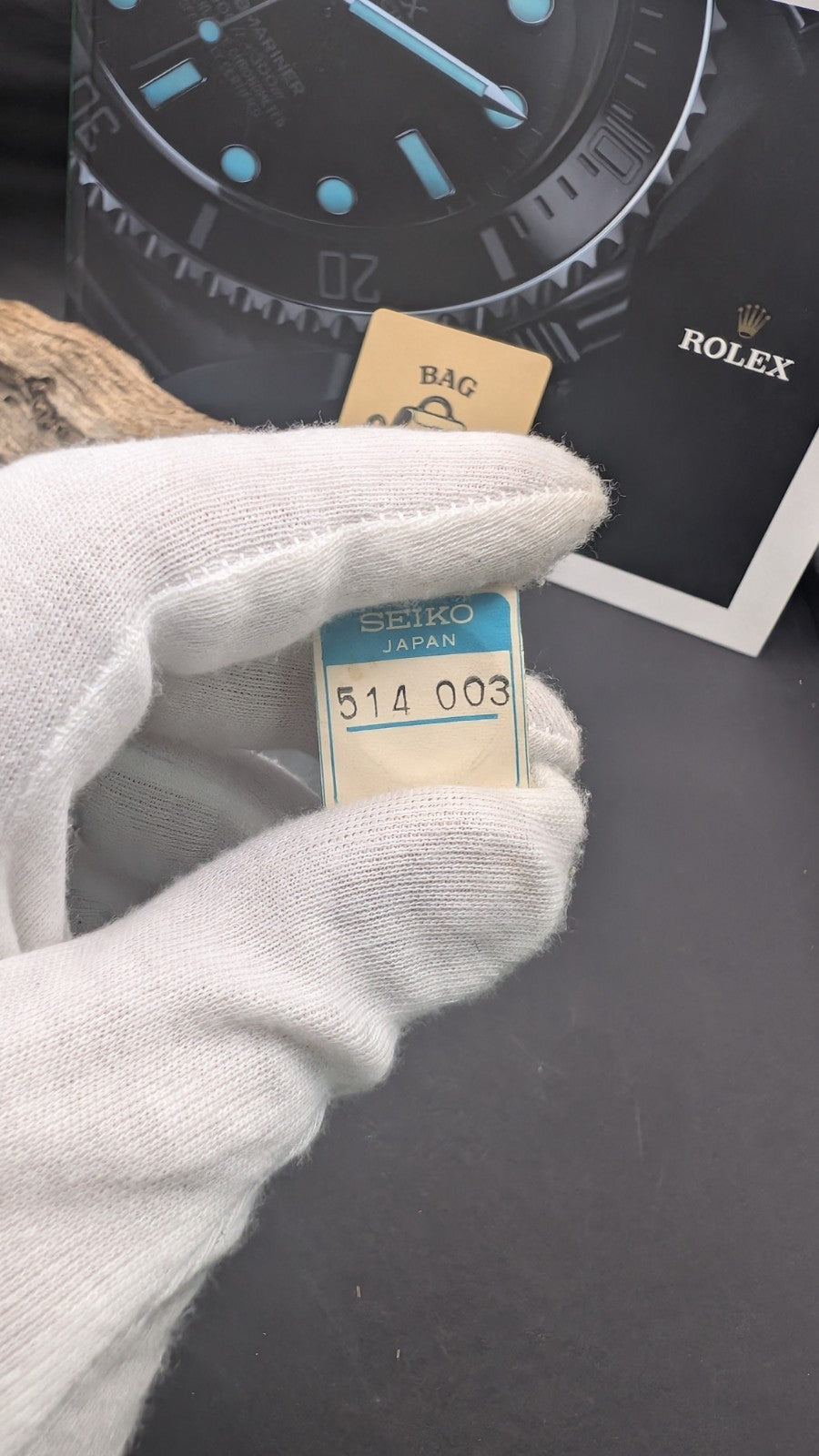 Genuine Seiko Watch Crystal 514-003 NOS Vintage Original Sealed Part