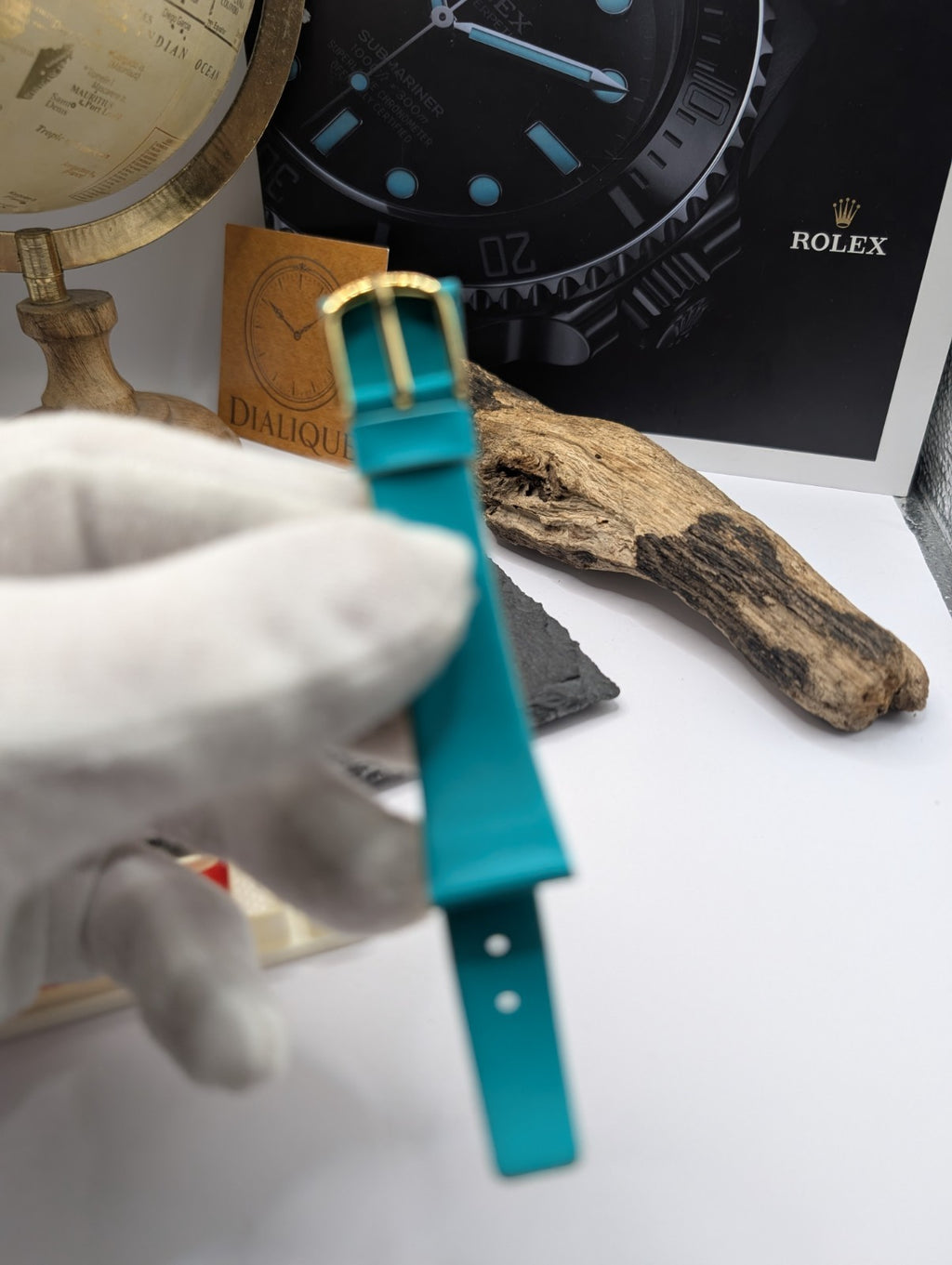 Citizen Vintage Watch Strap Teal / Turquoise – New Old Stock – 18mm – Japan