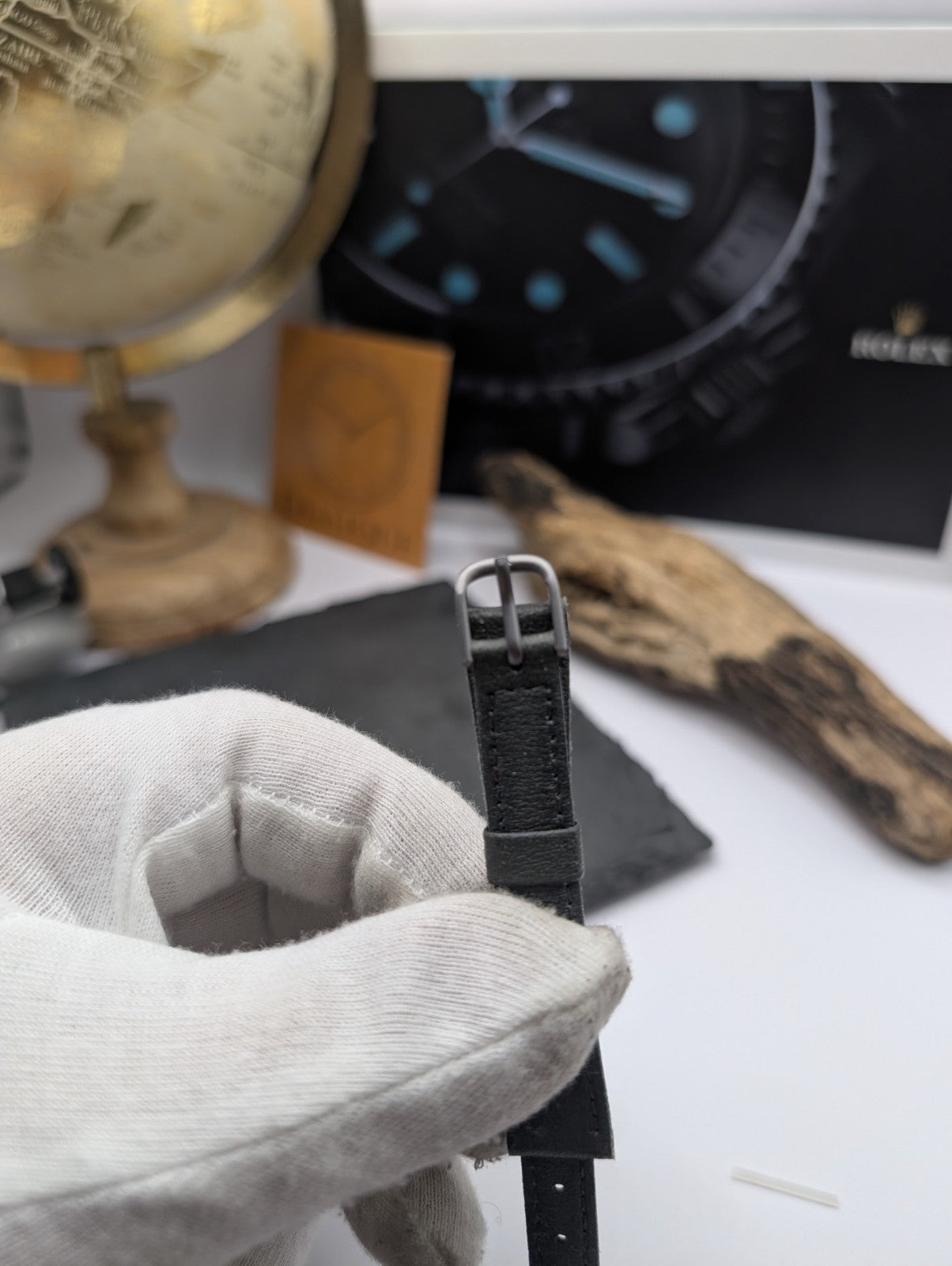 Citizen Vintage NOS Leather Watch Strap – Black – 13mm – Original Box – Japan