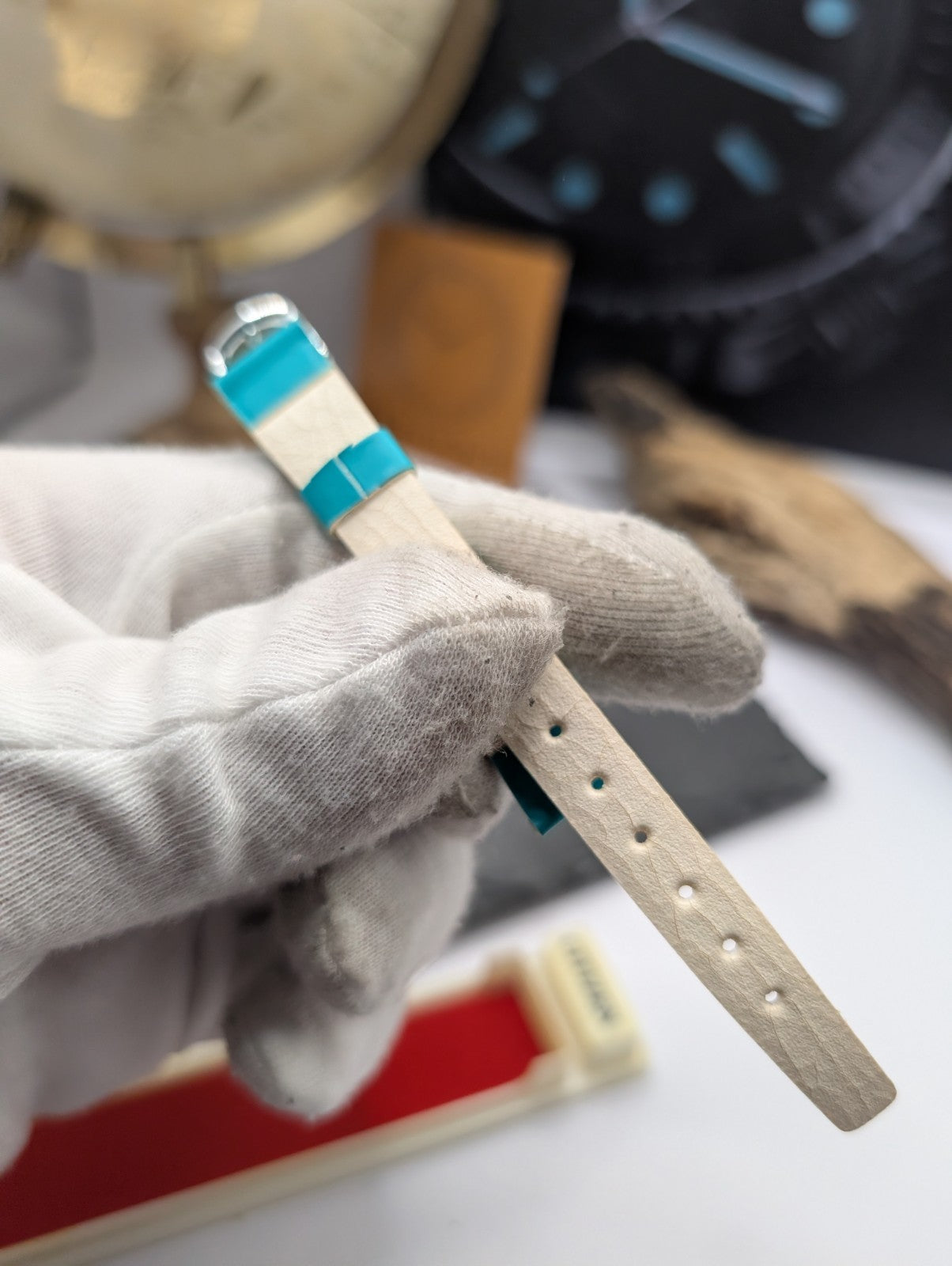 Citizen NOS Turquoise Teal Watch Strap 13mm – Vintage Original