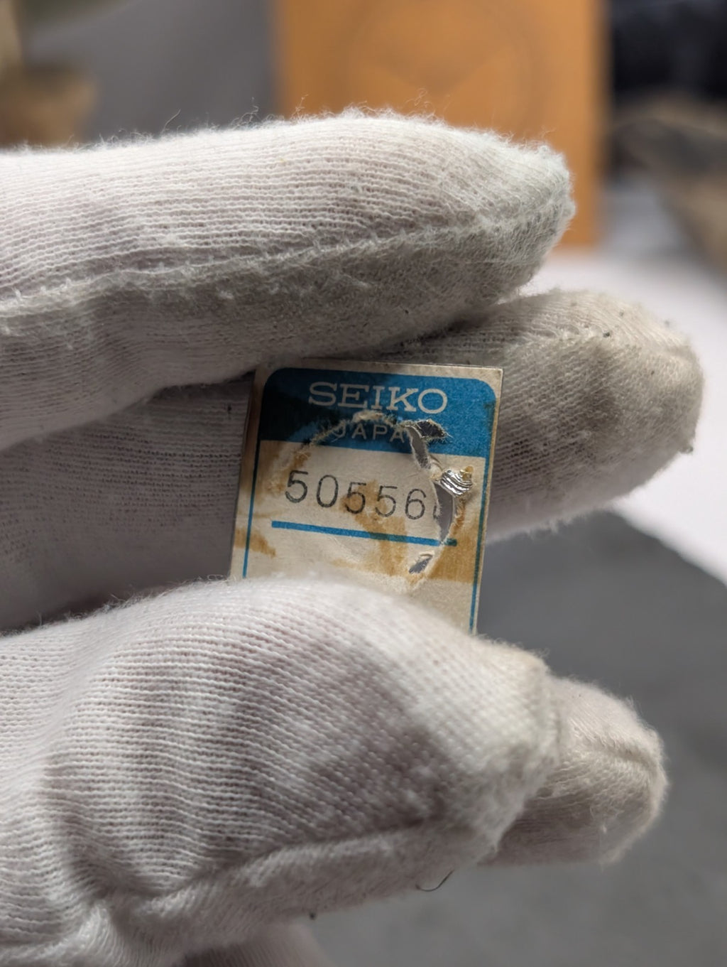 Genuine Seiko NOS Crown Ref. 50556 – Japan – Vintage Watch Part