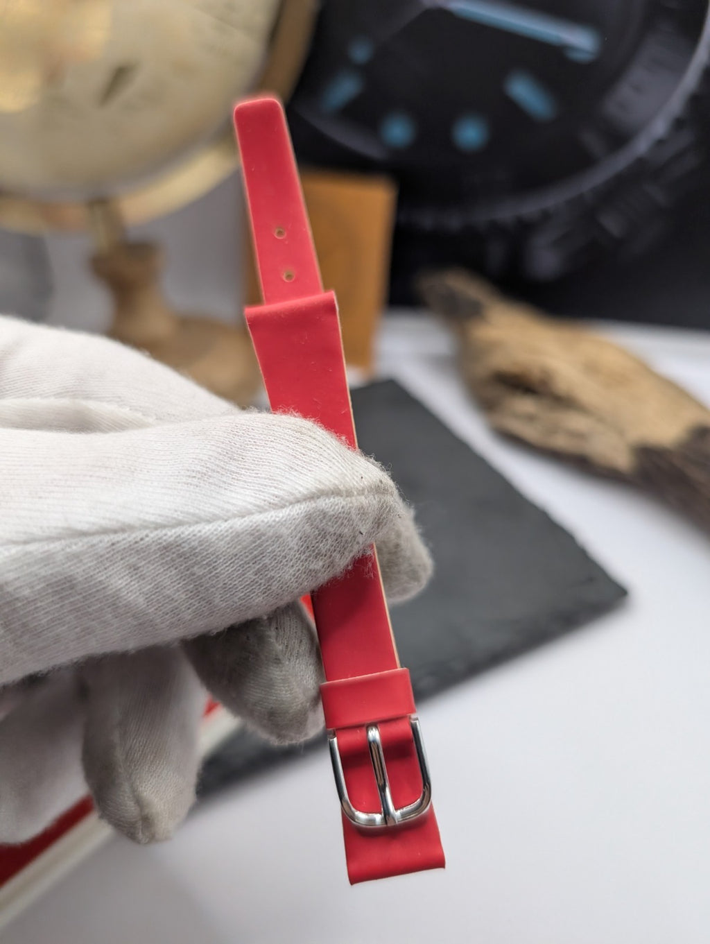 Citizen Vintage Watch Strap Red – New Old Stock – 13mm – Japan