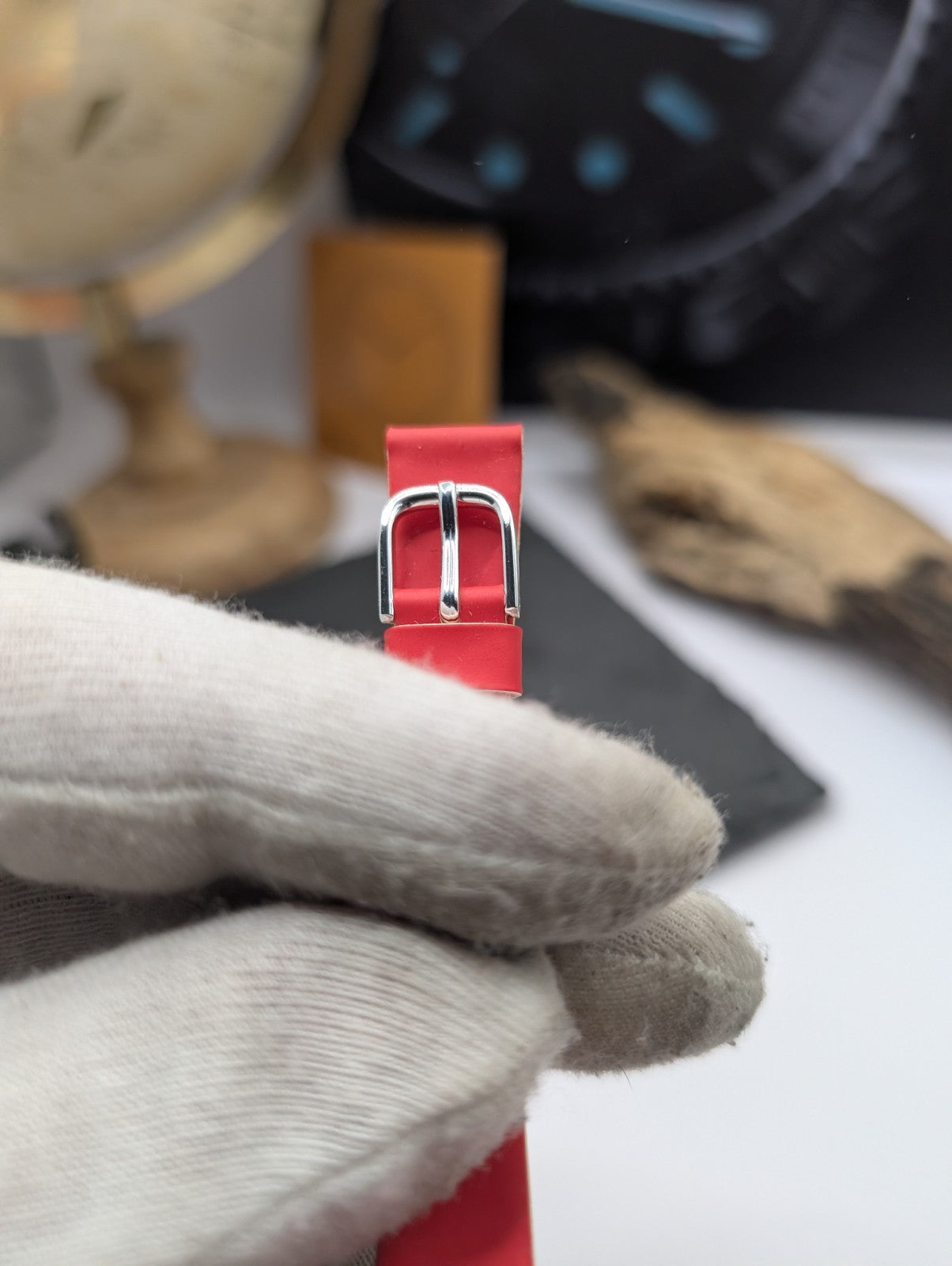 Citizen Vintage Watch Strap Red – New Old Stock – 13mm – Japan