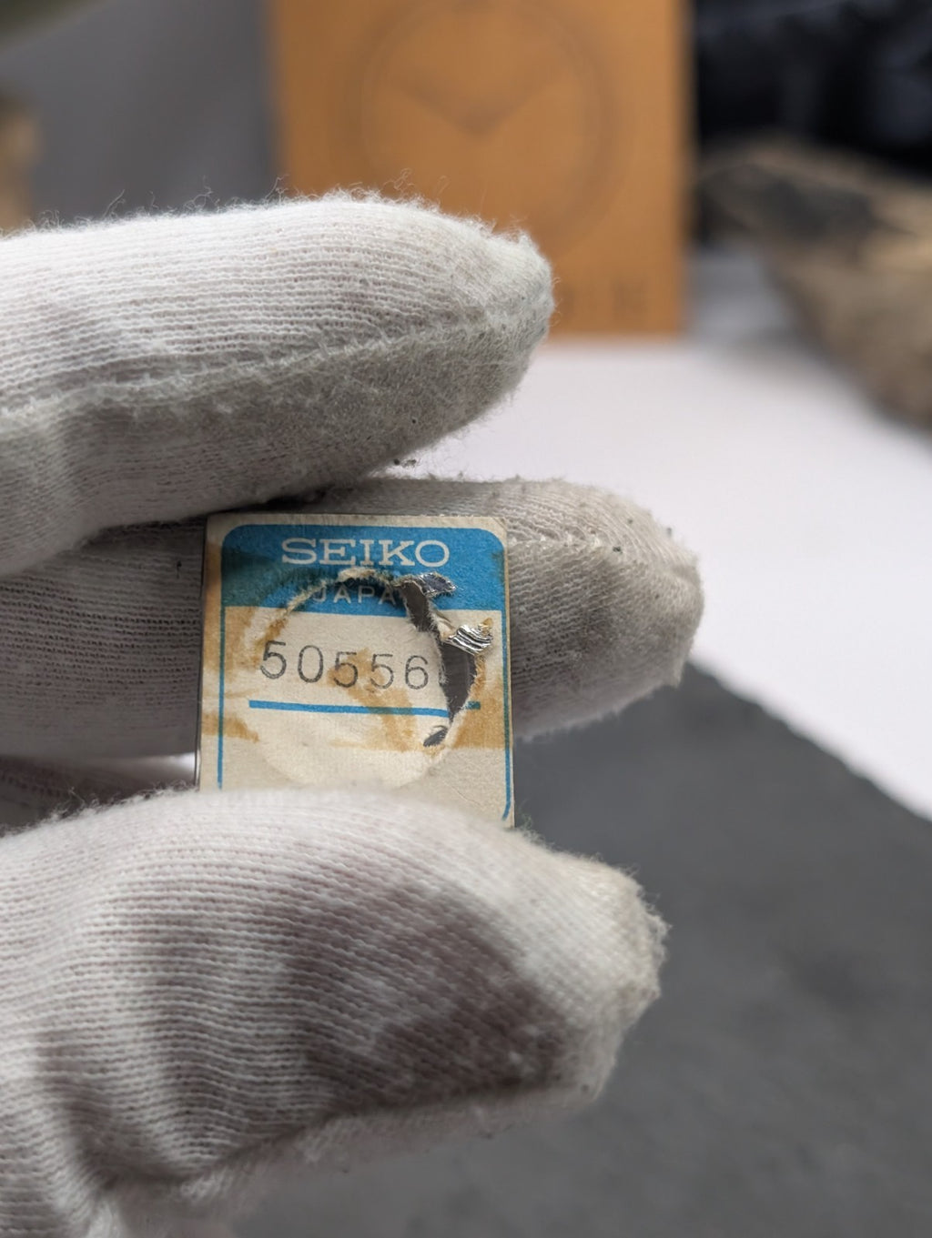 Genuine Seiko NOS Crown Ref. 50556 – Japan – Vintage Watch Part