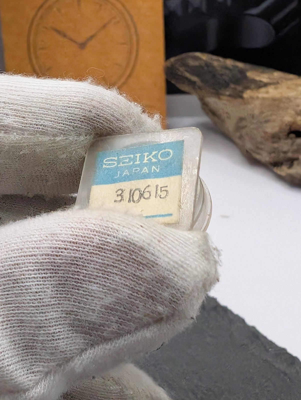 Genuine Seiko Japan Empty Plastic Parts Container Ref. 310472 – Vintage NOS