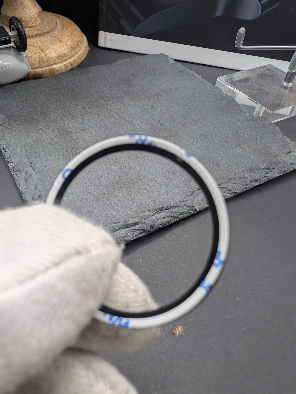 Black Aluminum Bezel Insert for Diver Style Watch – Replacement Part