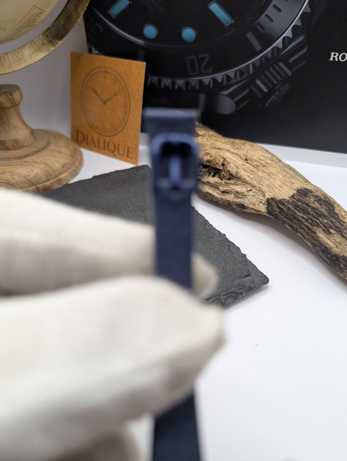 Citizen Vintage NOS Leather Watch Strap – Blue – 12mm – Original Box – Japan