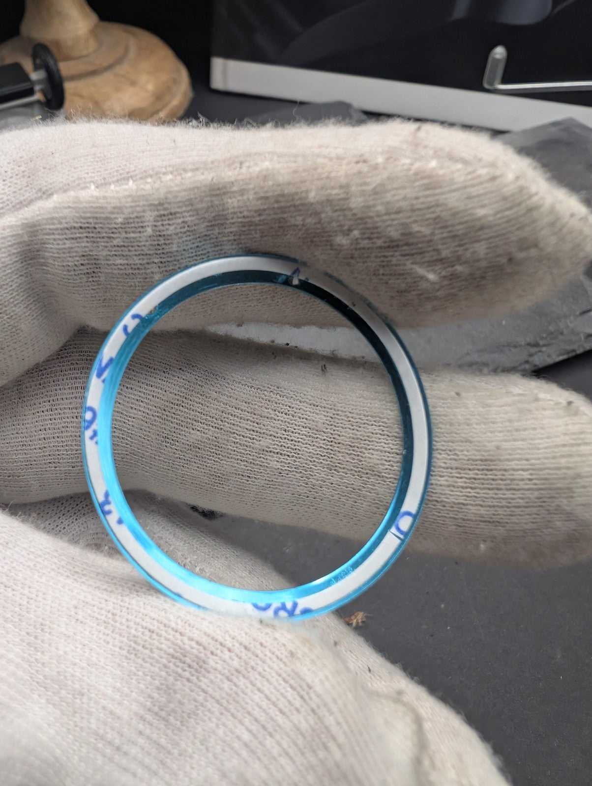 Blue Aluminum Bezel Insert for Diver Style Watch – Replacement Part