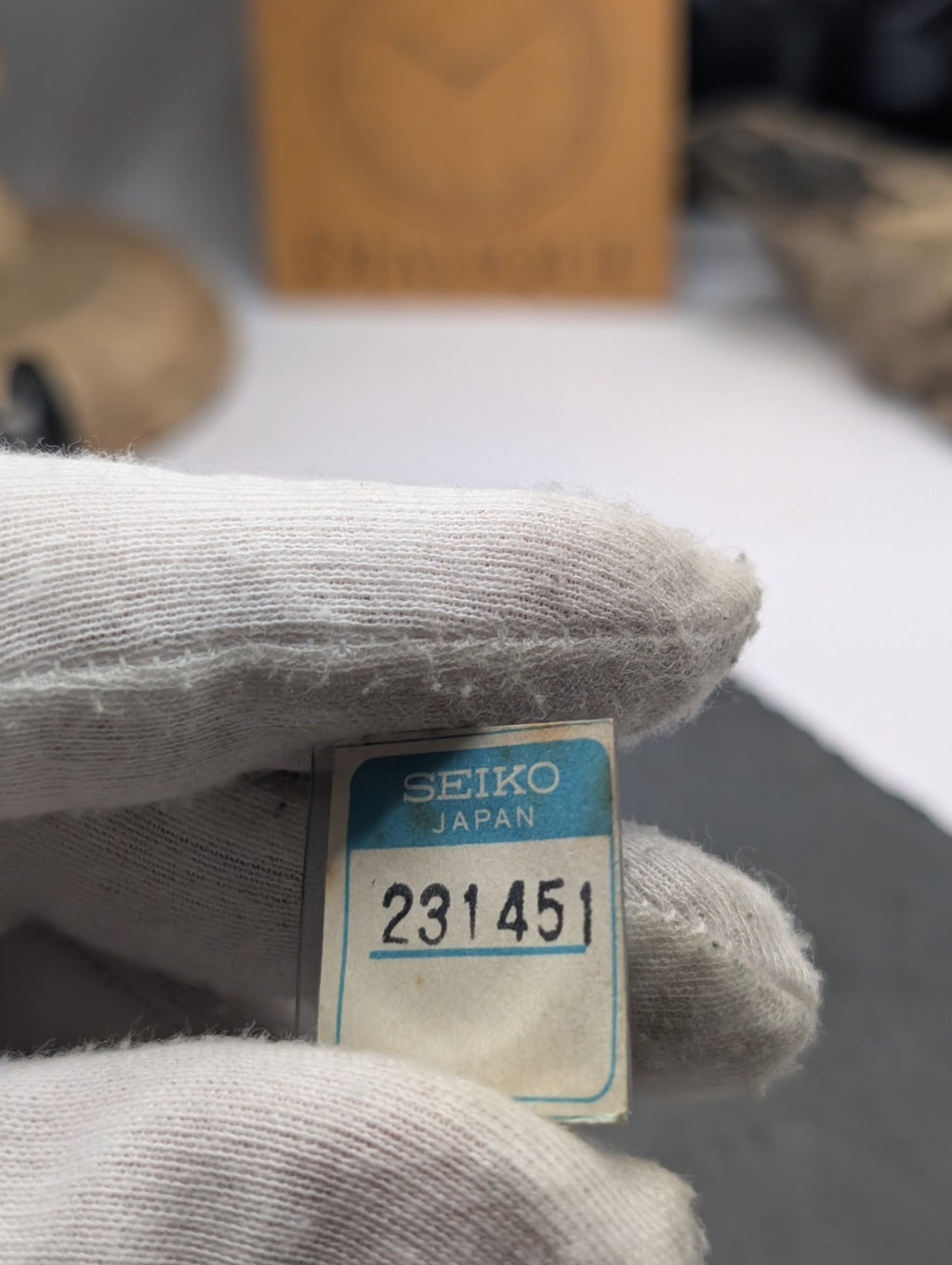 Genuine Seiko NOS Crown Ref. 231451 – Japan – Vintage Watch Part