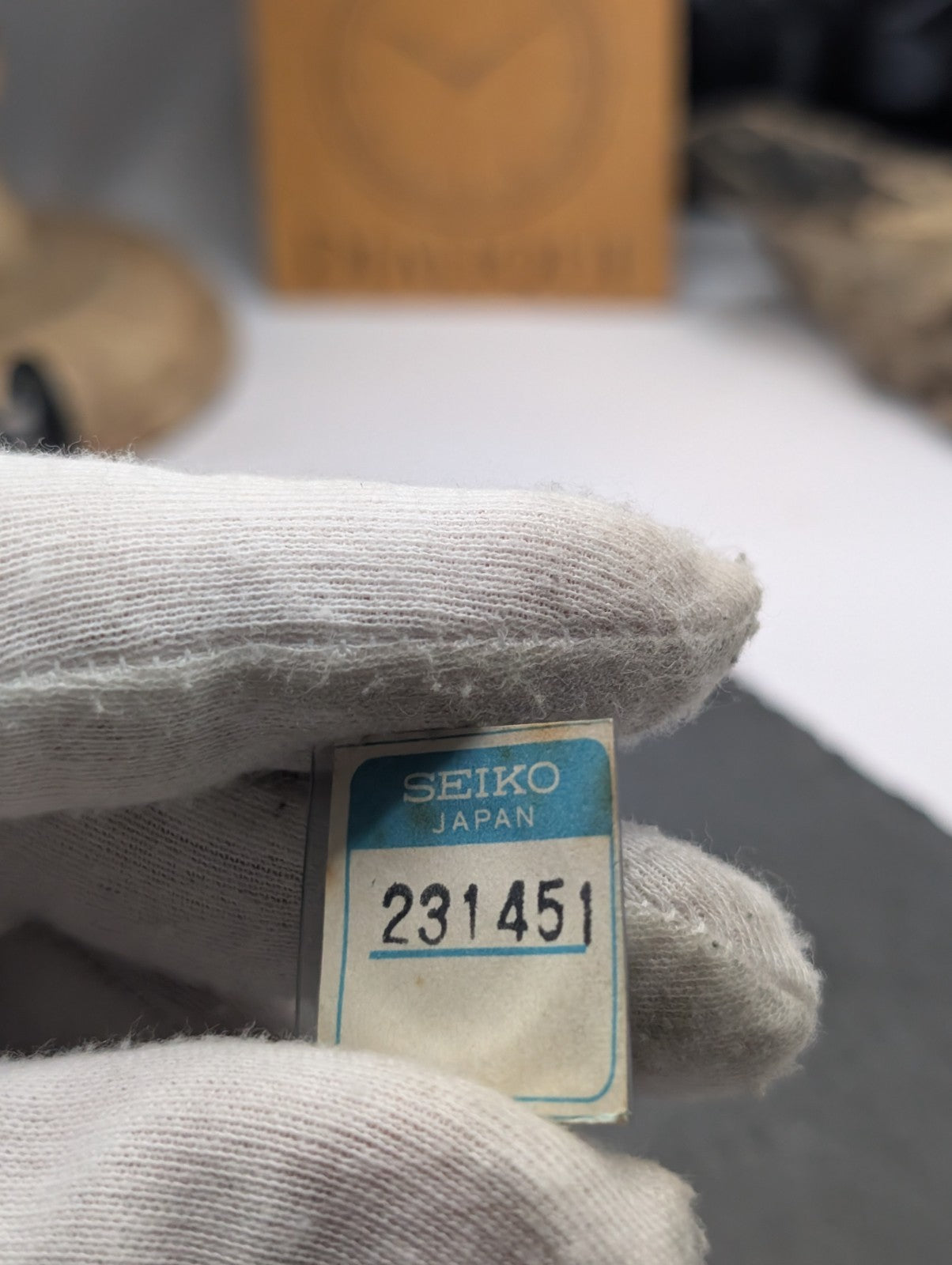 Genuine Seiko NOS Crown Ref. 231451 – Japan – Vintage Watch Part