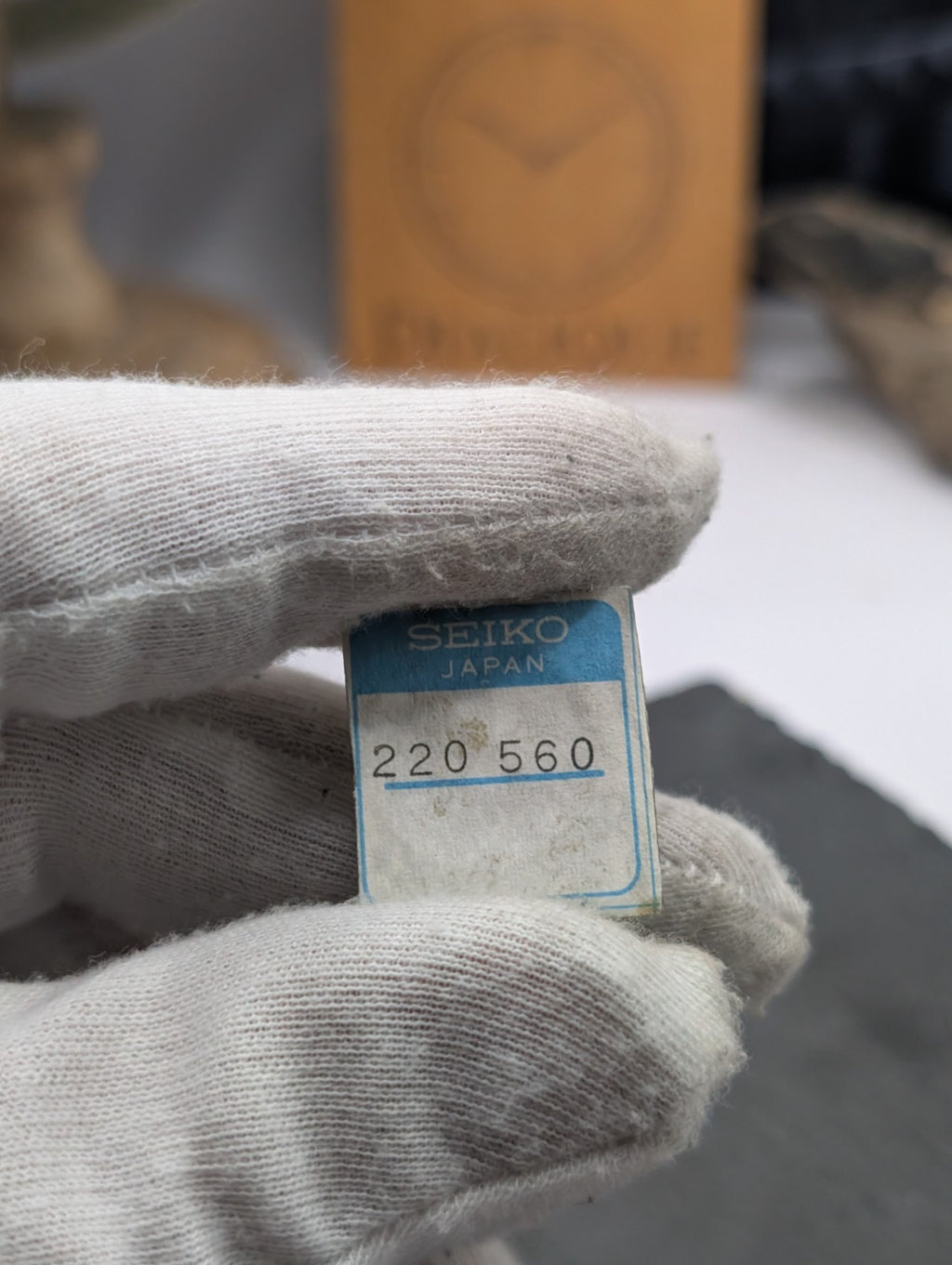 Genuine Seiko NOS Crown Ref. 220560 – Japan – Vintage Watch Part