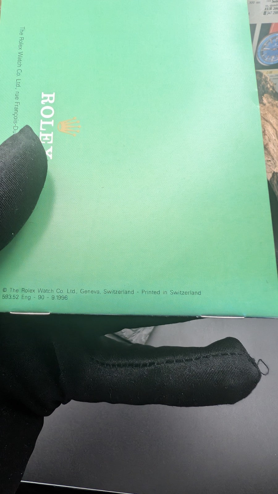 Genuine Rolex Datejust Booklet 1996 – Original Instruction Manual – Swiss Made