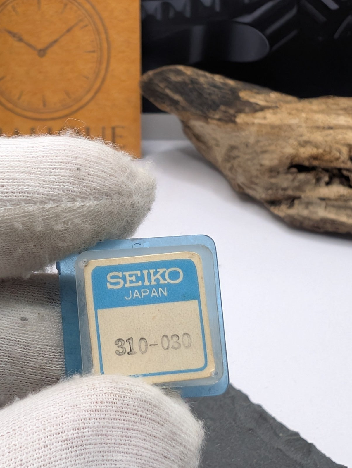 Genuine Citizen Watch Part in Original Blue Plastic Container – Vintage Japan NO