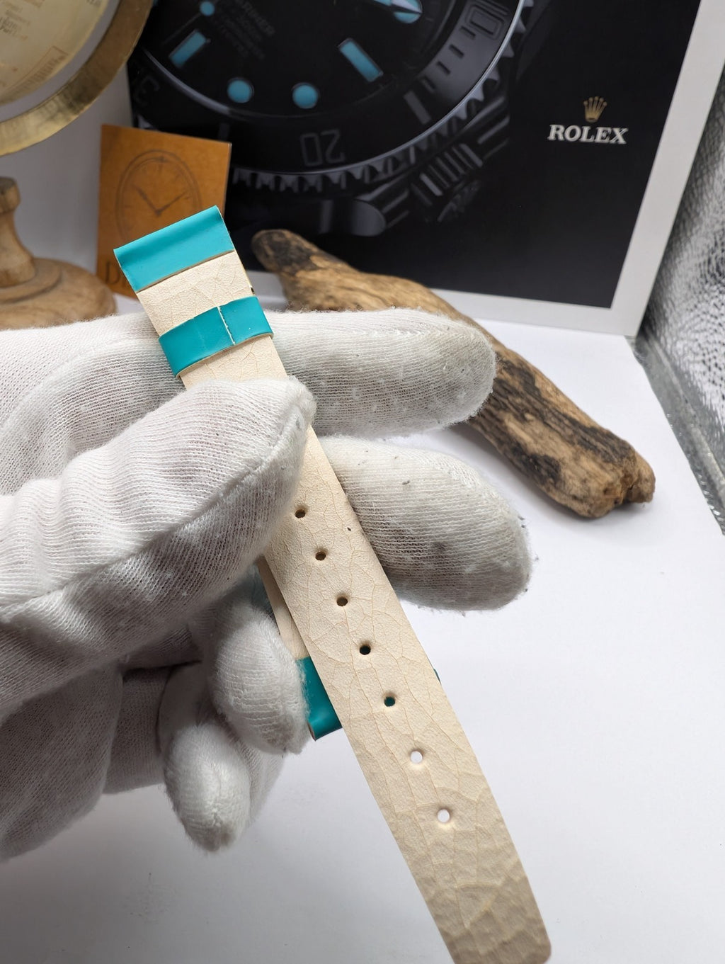 Citizen Vintage Watch Strap Teal / Turquoise – New Old Stock – 18mm – Japan