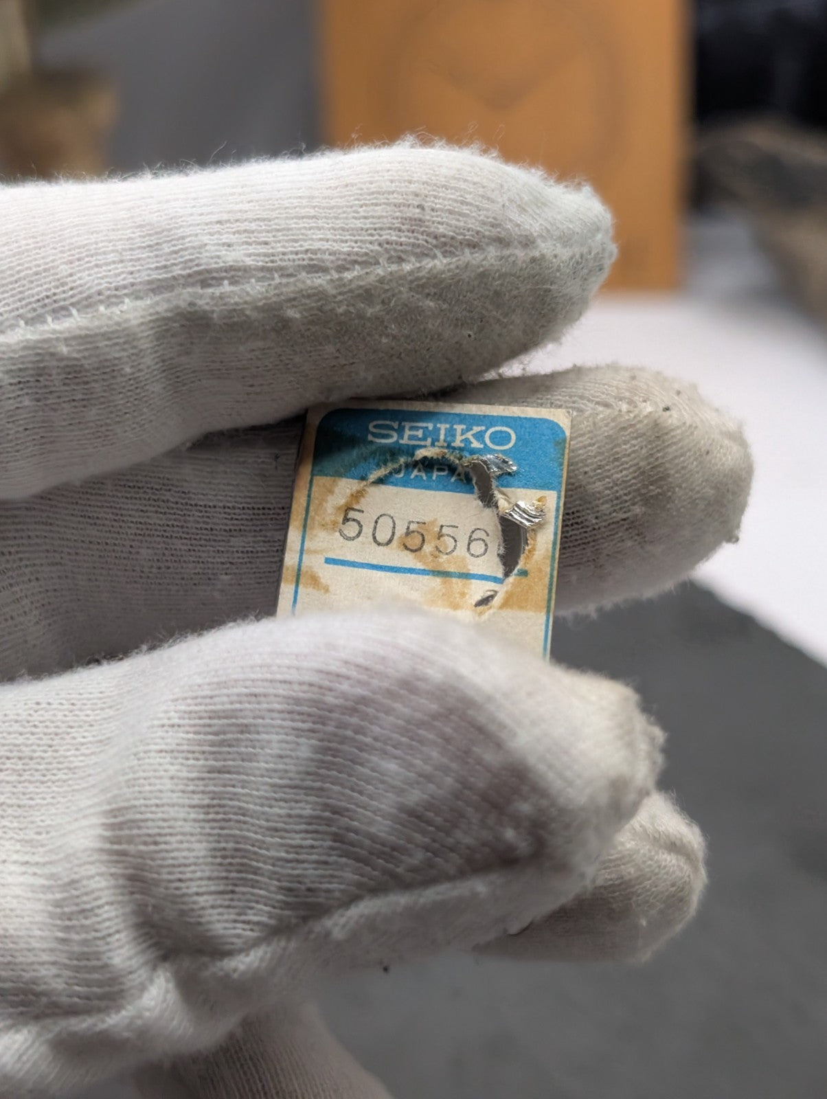 Genuine Seiko NOS Crown Ref. 50556 – Japan – Vintage Watch Part