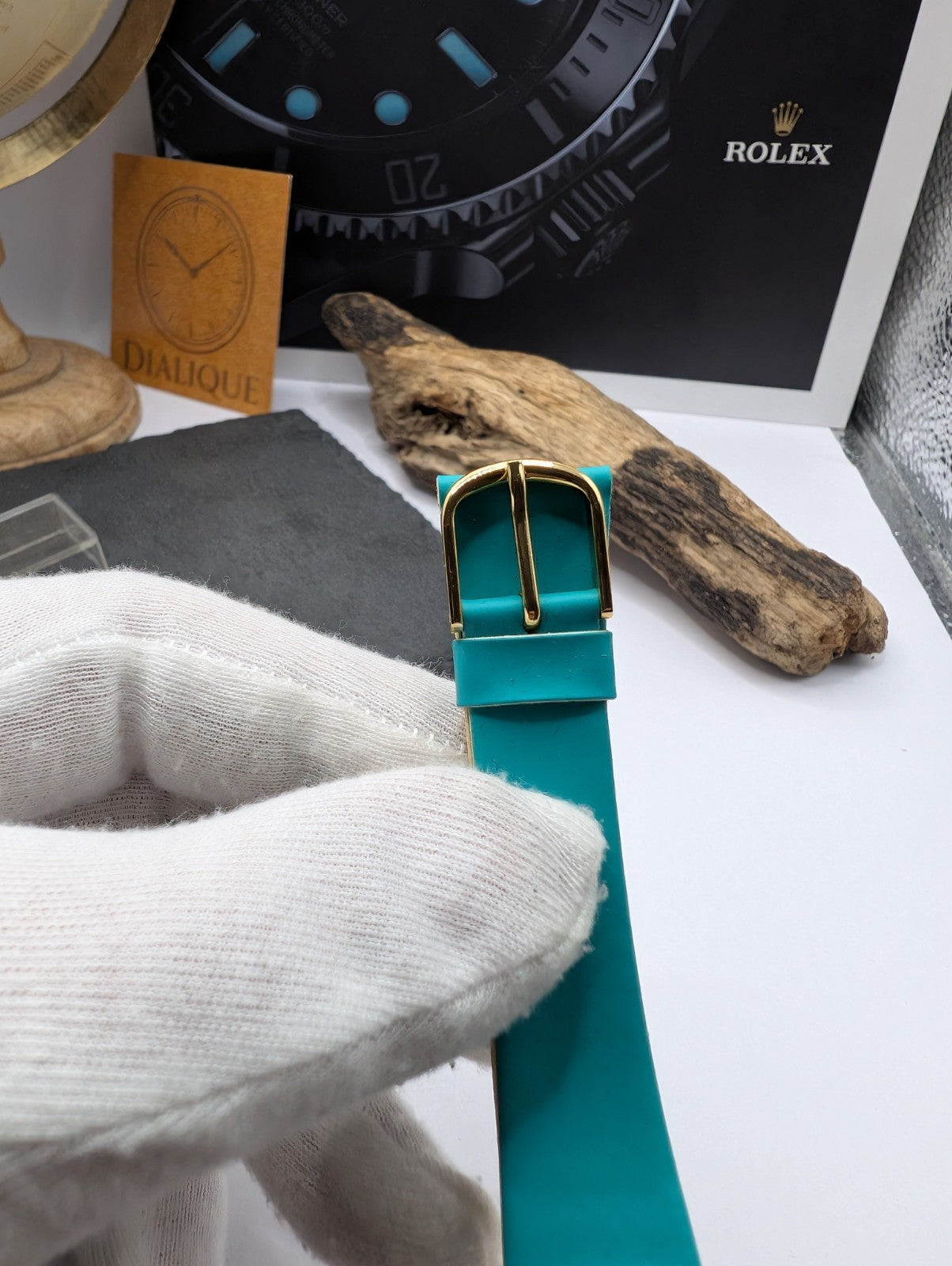 Citizen Vintage Watch Strap Teal / Turquoise – New Old Stock – 18mm – Japan