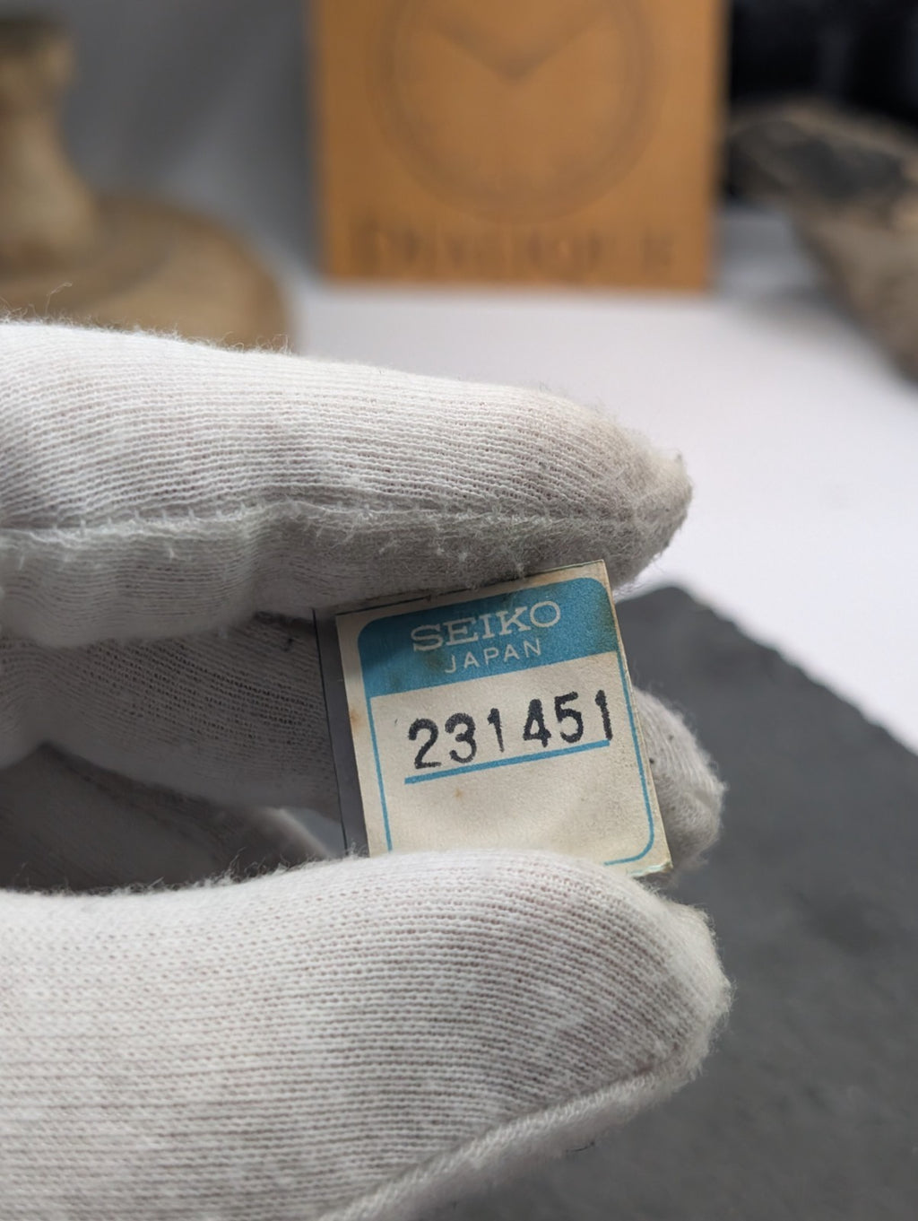 Genuine Seiko NOS Crown Ref. 231451 – Japan – Vintage Watch Part