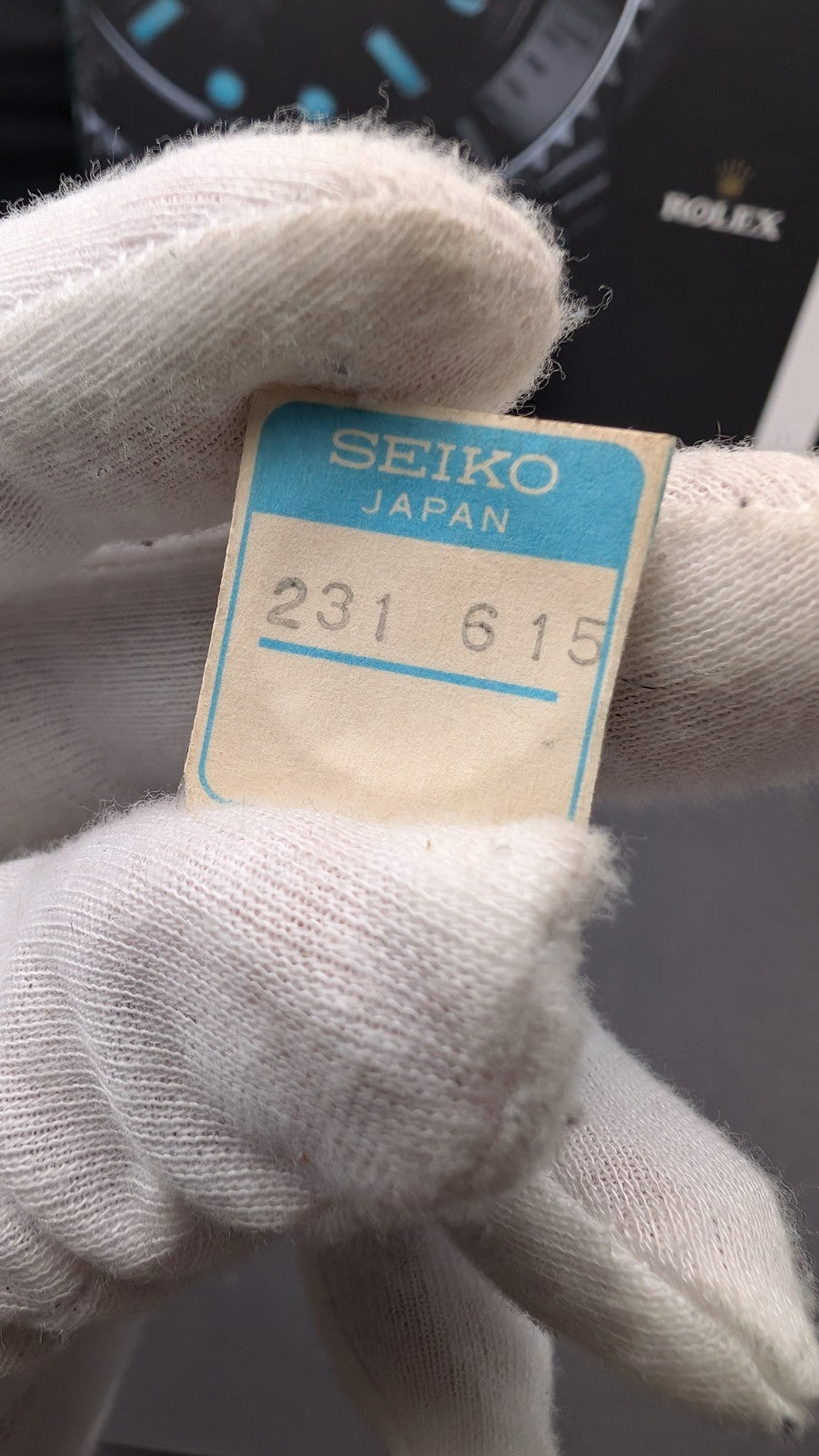 Genuine Seiko Watch Crystal – Part No. 231 615 – NOS – Made in Japan