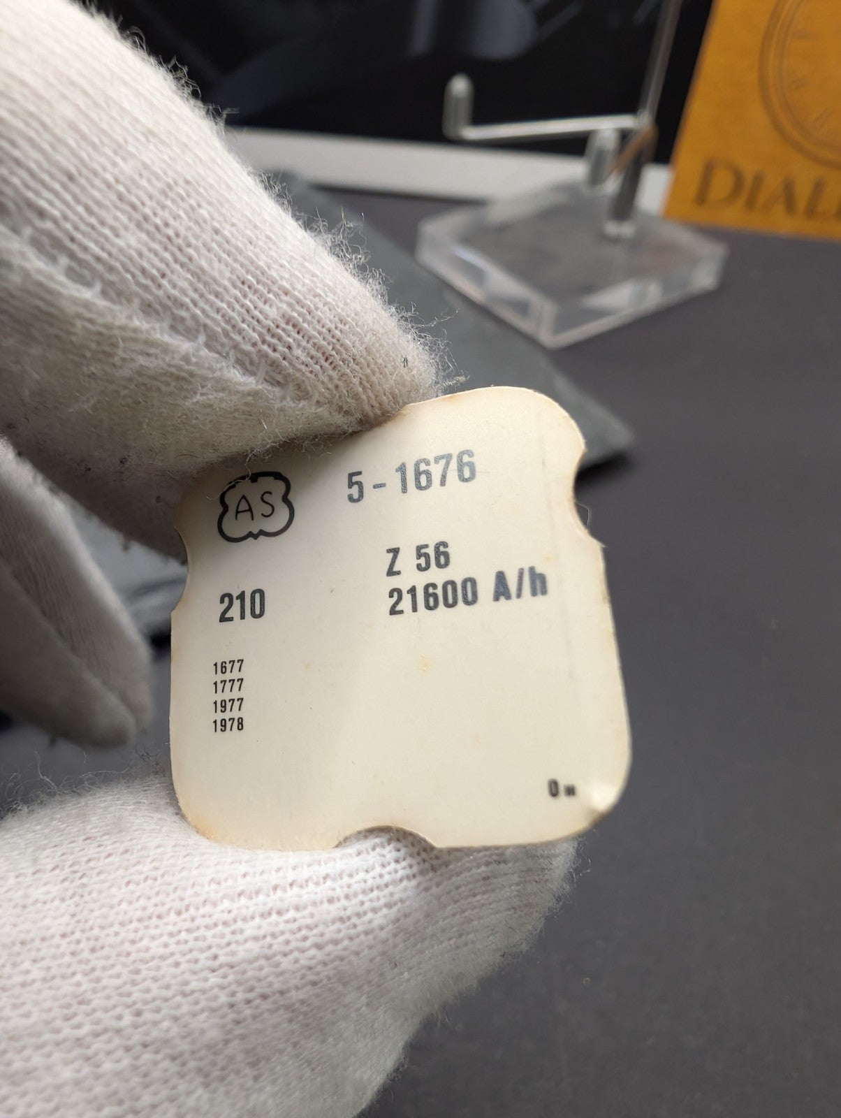 AS Vintage Watch Part – Ref. 5-1676 – Z 56 – 21600 A/h – NOS