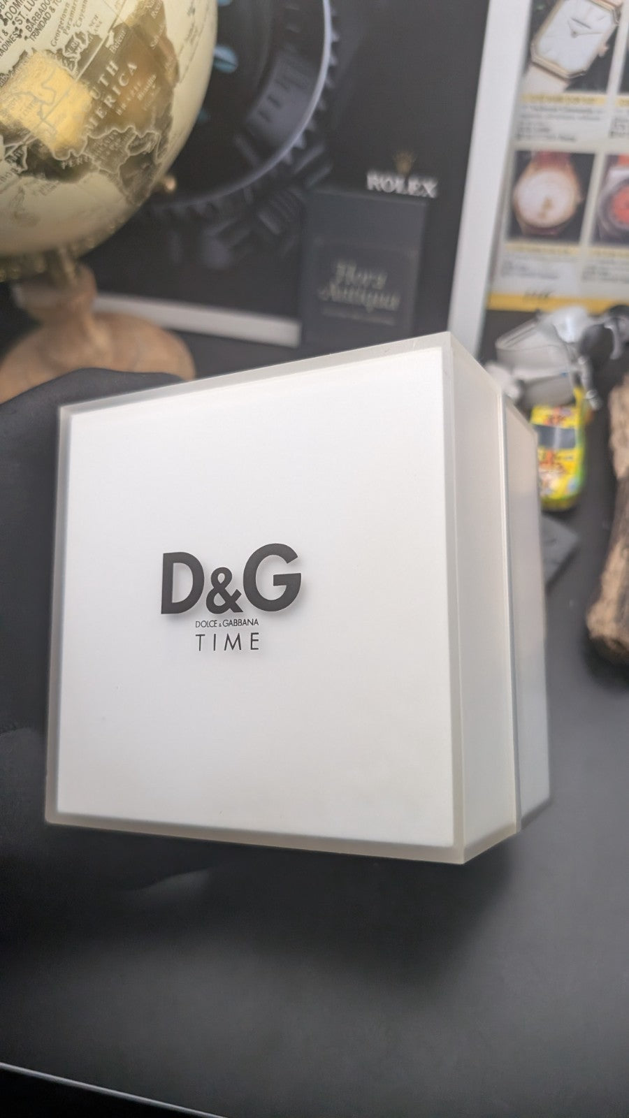D&G Dolce & Gabbana Time Watch Box Case – Original Display Box (Empty)