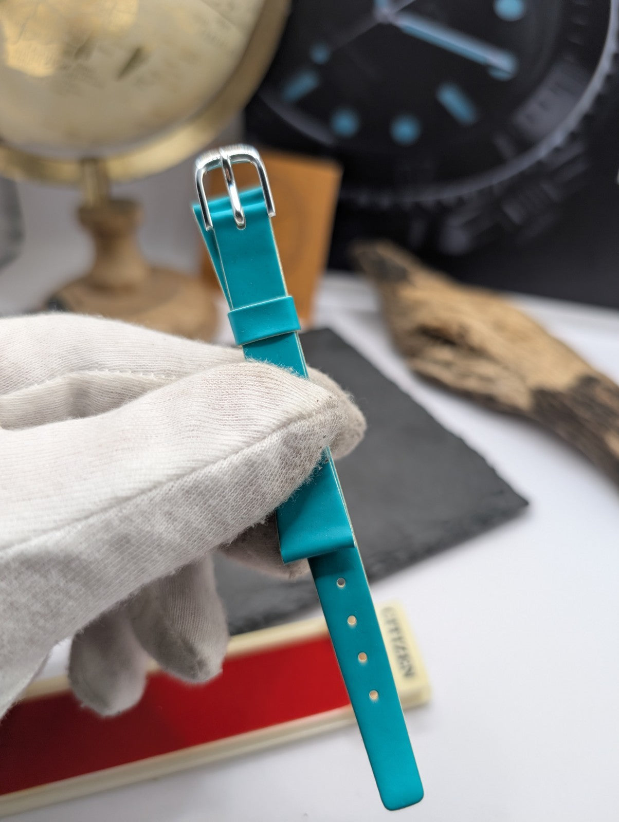 Citizen NOS Turquoise Teal Watch Strap 13mm – Vintage Original
