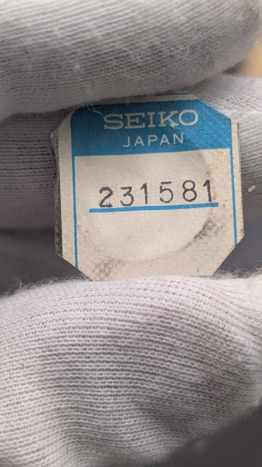 Genuine Seiko Vintage Watch Part NOS – Original Japan – Ref. [PART NUMBER]