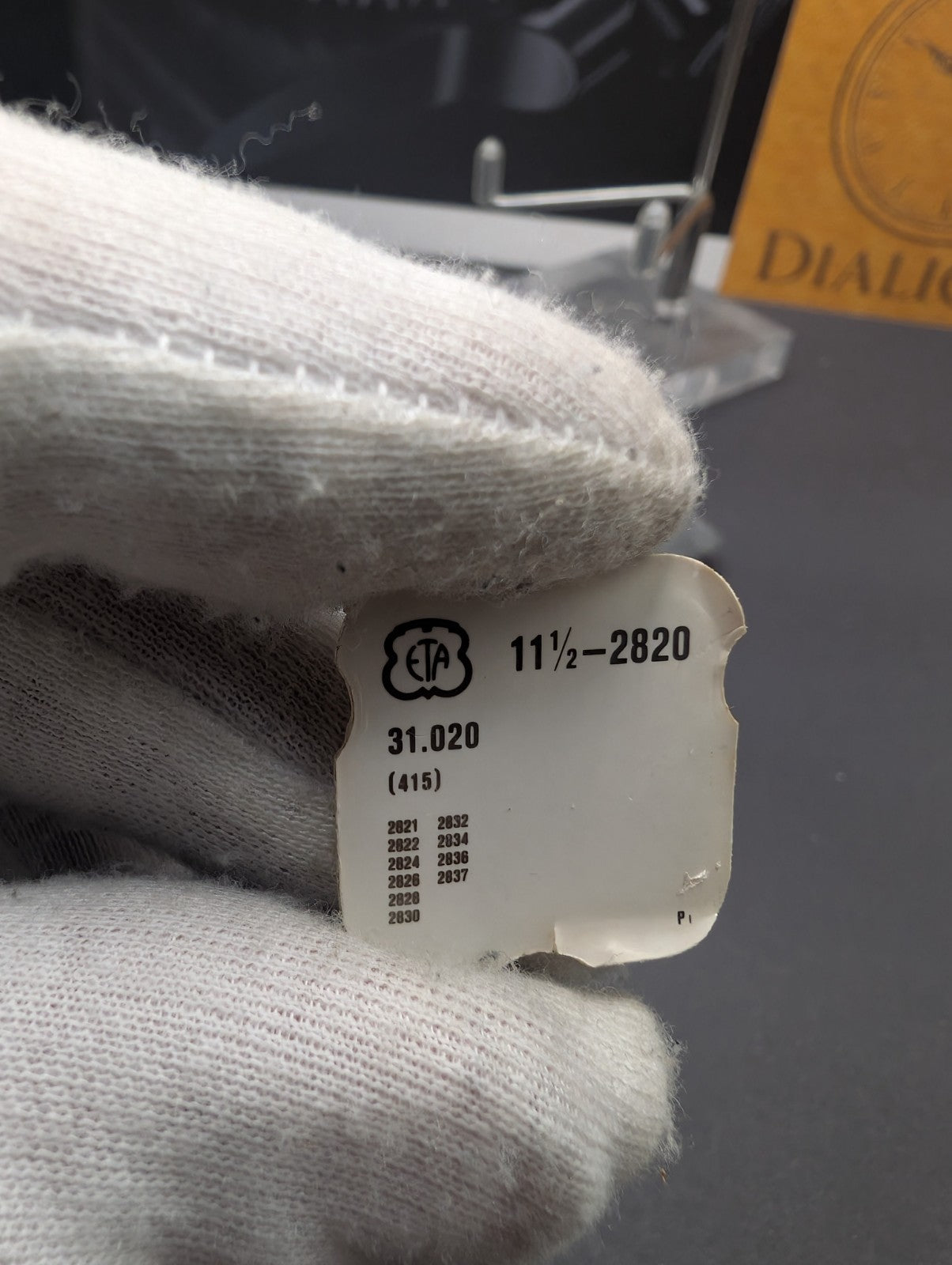 ETA Original Watch Part – Ref. 31.020 (415) – Cal. 2820 – Swiss Made – Vintage