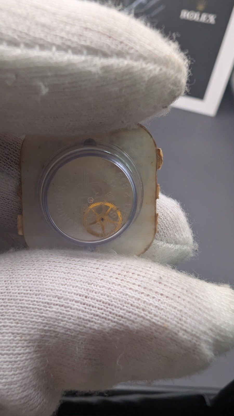 AS A. Schild Cal. 210 Genuine Vintage Watch Part NOS – Third Wheel & Pinion