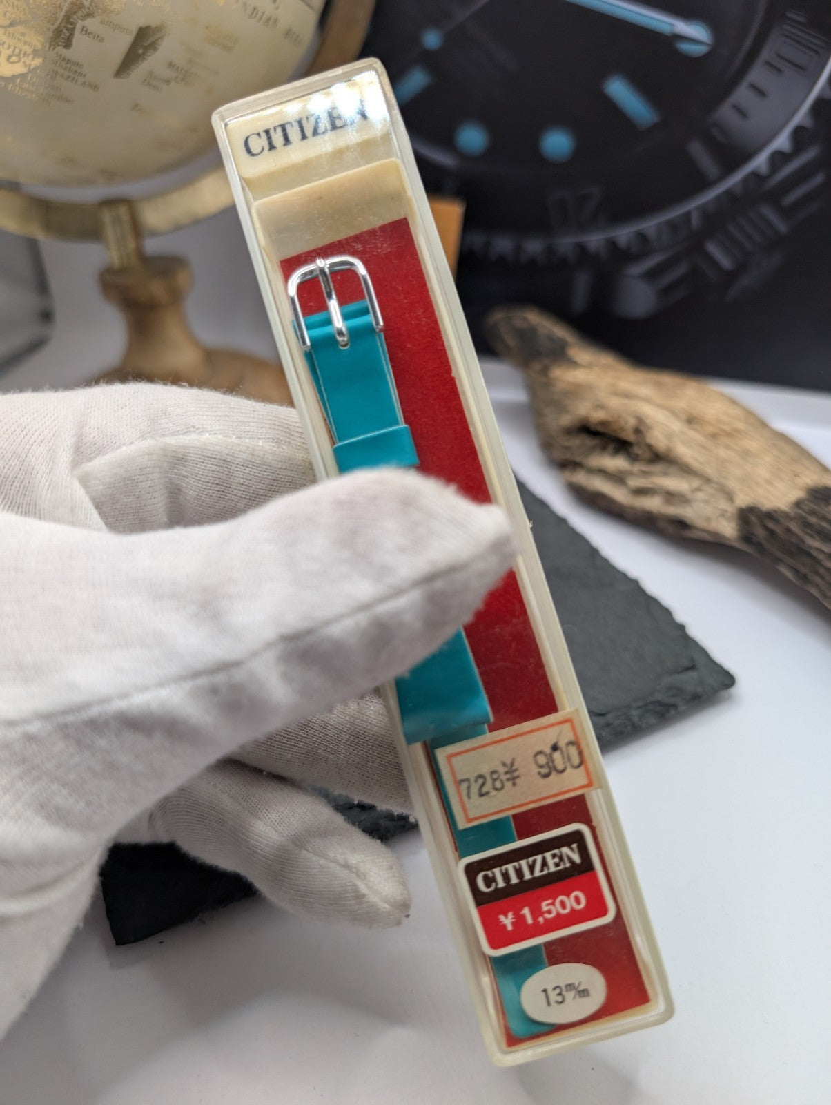 Citizen NOS Turquoise Teal Watch Strap 13mm – Vintage Original