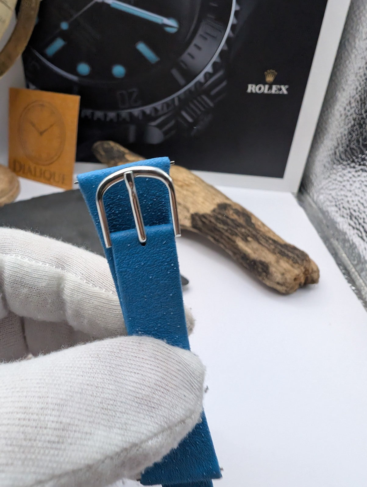 Citizen NOS Blue Leather Watch Strap 20mm – Vintage Original