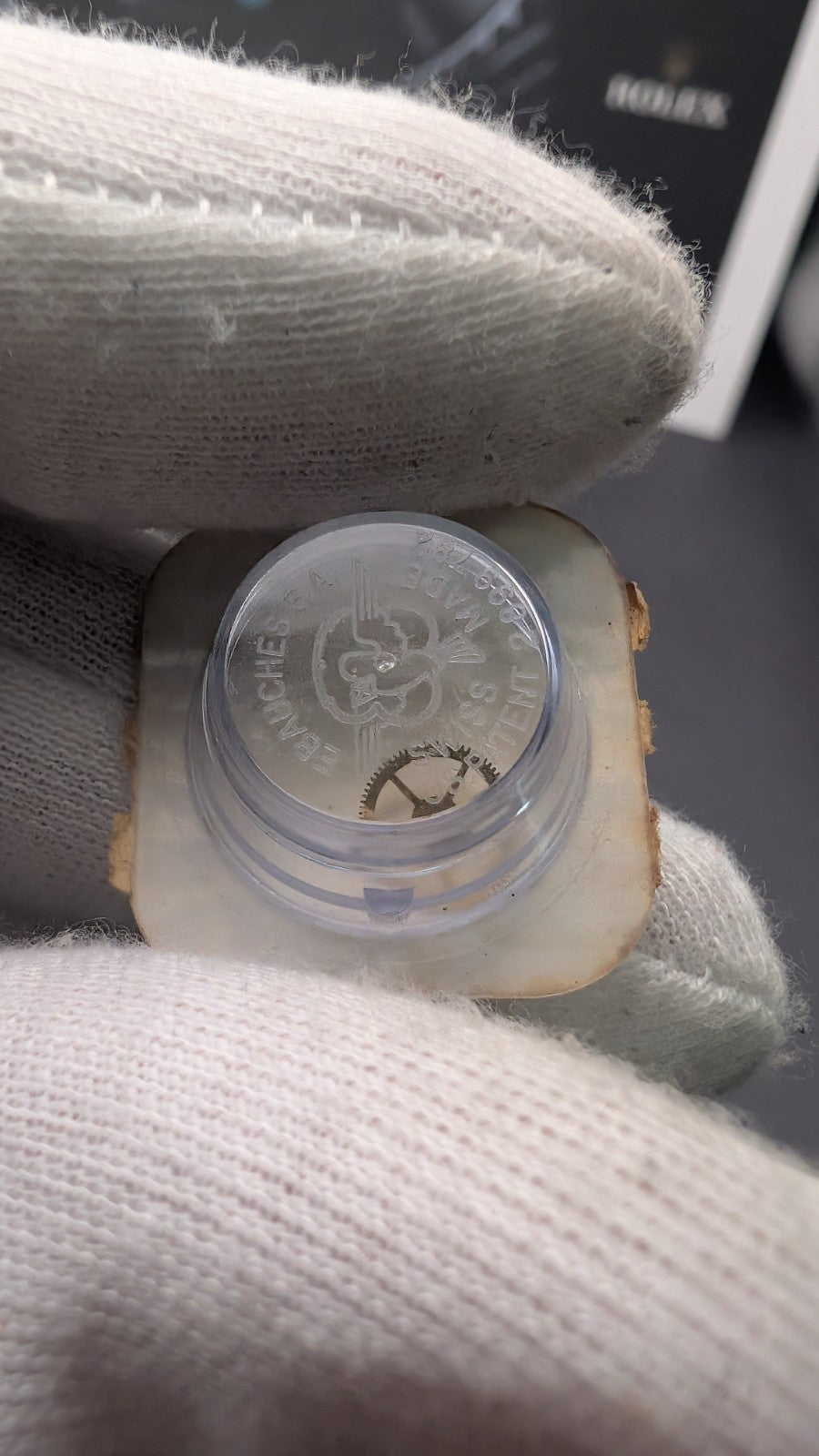 AS A. Schild Cal. 210 Genuine Vintage Watch Part NOS – Third Wheel & Pinion