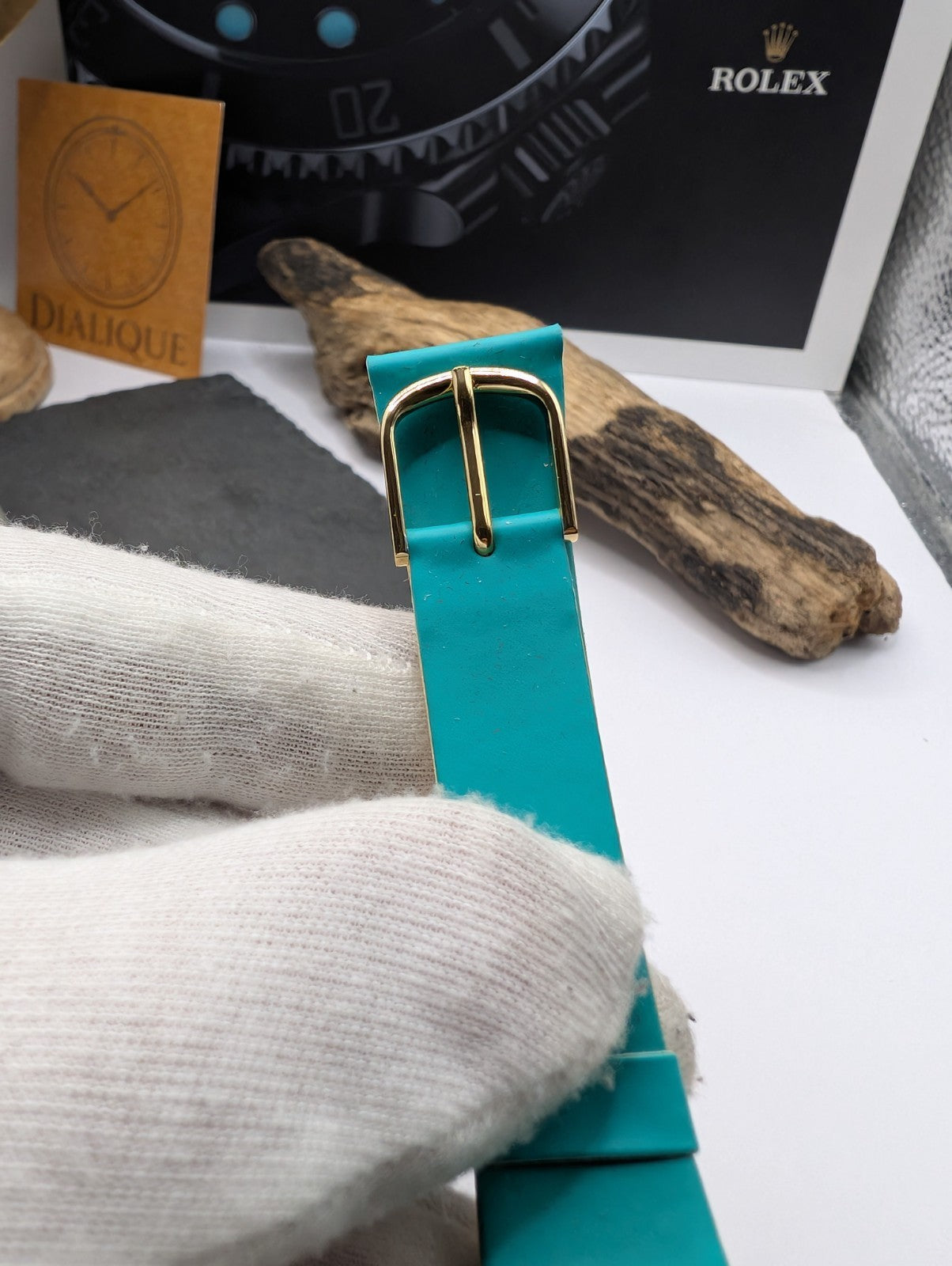 Citizen Vintage Watch Strap Teal / Turquoise – New Old Stock – 18mm – Japan