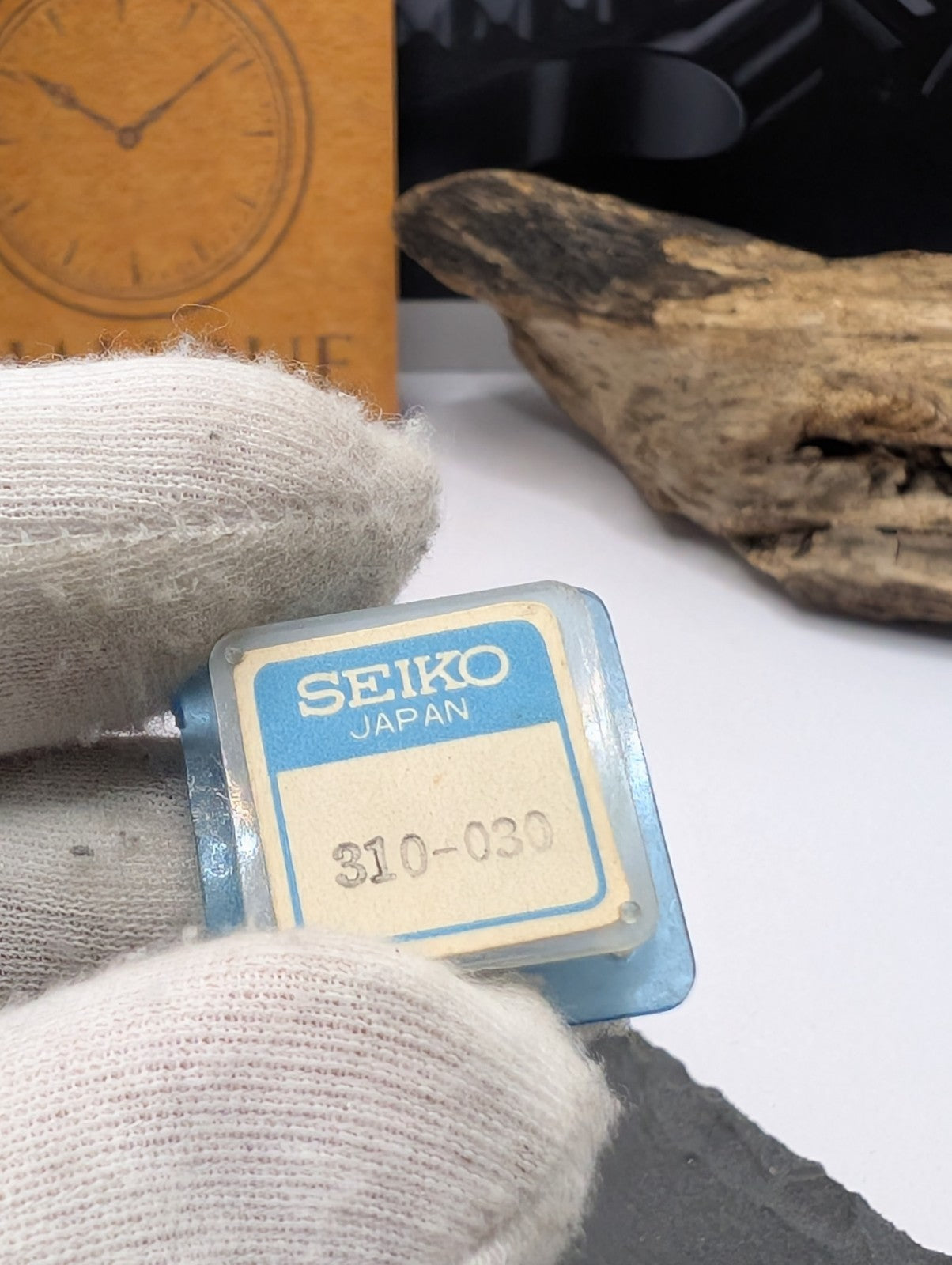 Genuine Citizen Watch Part in Original Blue Plastic Container – Vintage Japan NO