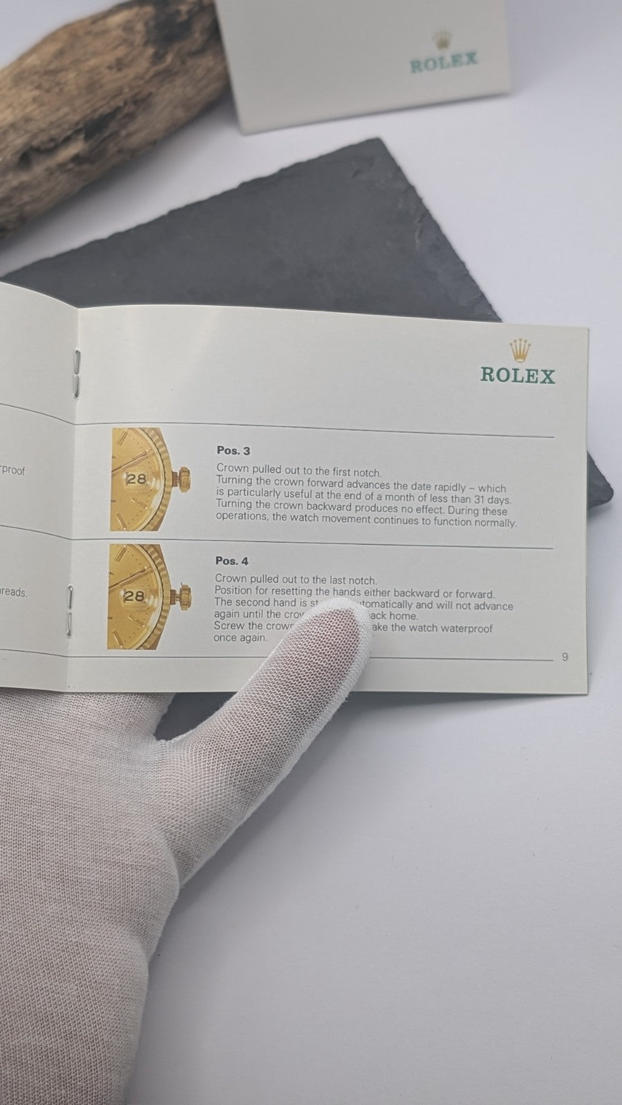 Datejust Booklet – Original Rolex Instruction Manual – Vintage Accessory