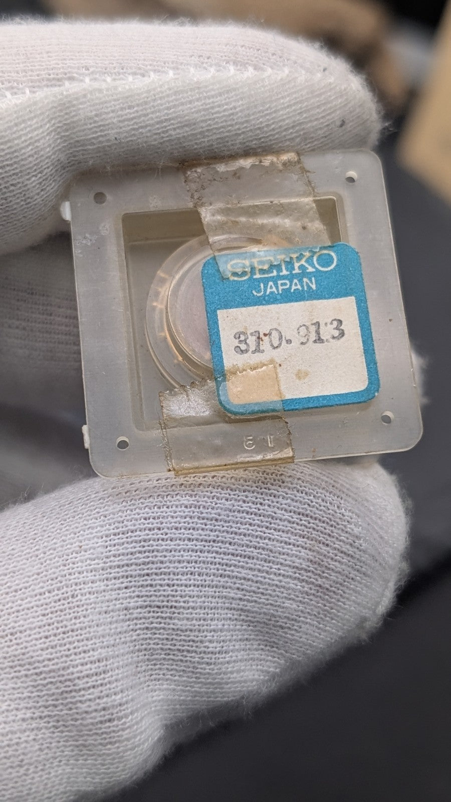 Genuine Seiko Watch Crystal Glass NOS – Original Japan Spare Part – Ref. 310-313
